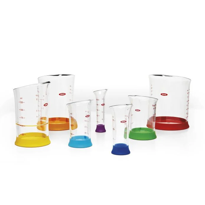 7 Piece Liquid Measuring Beaker Set
