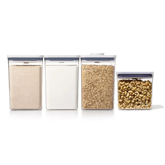 POP Container - Rectangle Short (17 Qt.) & 6-Piece POP Container Set Bundle