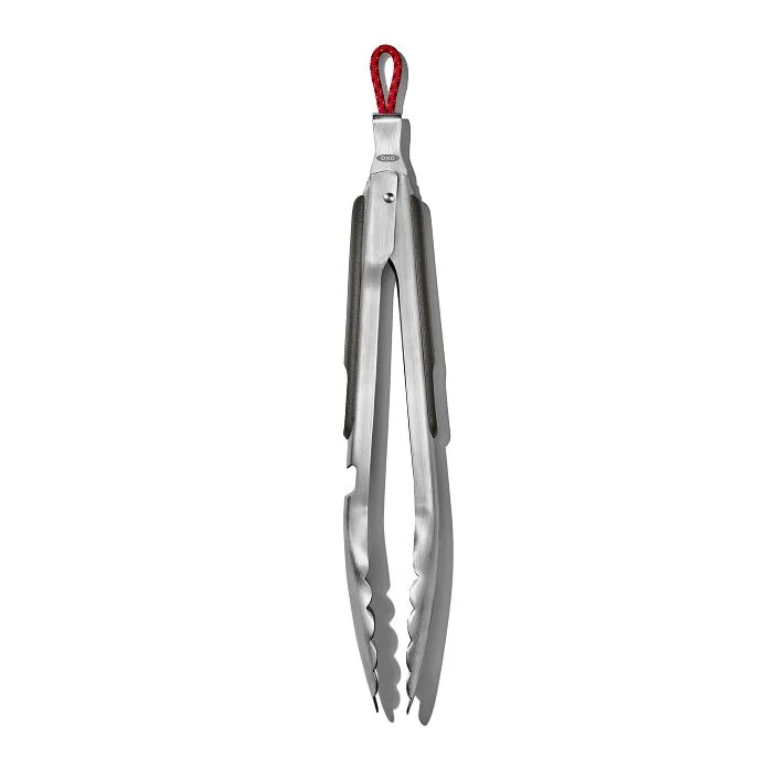 OXO Outdoor 10.5in Stainless Steel Tongs with Bottle Opener
