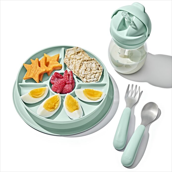 Stick & Stay Suction Divided Plate