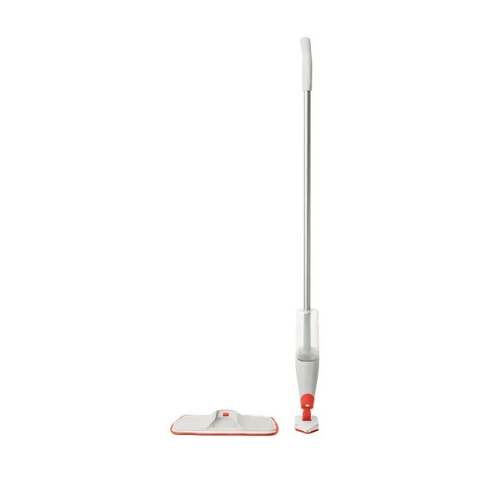Microfiber Spray Mop with Slide-Out Scrubber