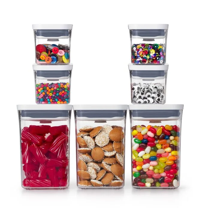 POP 4-Piece Mini Container Set & 3-Piece POP Container Value Set Bundle