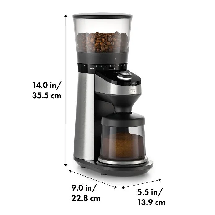 OXO Conical Burr Coffee Grinder with Integrated Scale