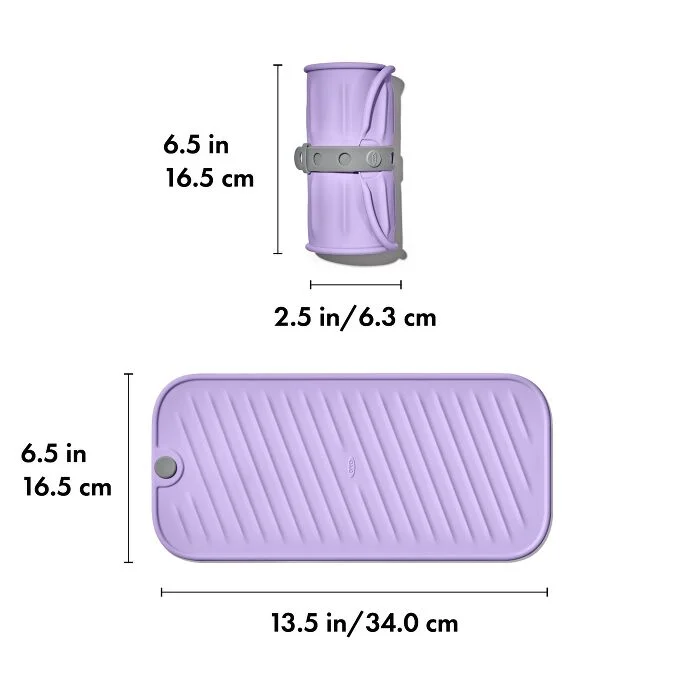 Hot Styling Tool Mat - Lavender