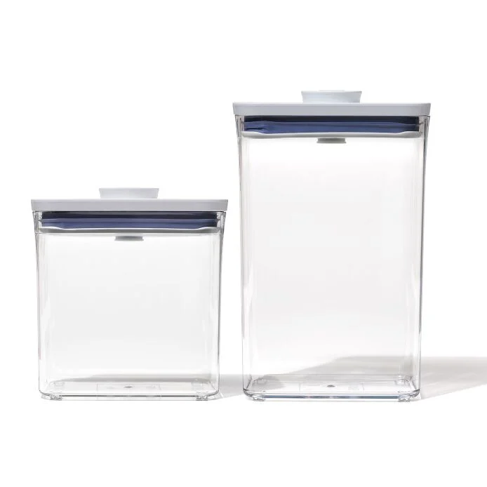 POP Container - Rectangle Medium (27 Qt.) & POP Container - Rectangle Short (1.7 Qt.) Bundle