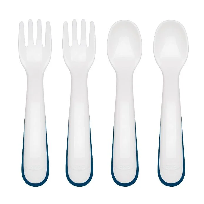 OXO Tot Plastic Fork & Spoon Multipack