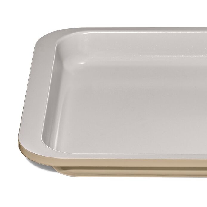 Non-Stick Pro Ceramic Coated Metal Bakeware Quarter Sheet Pan - Biscuit