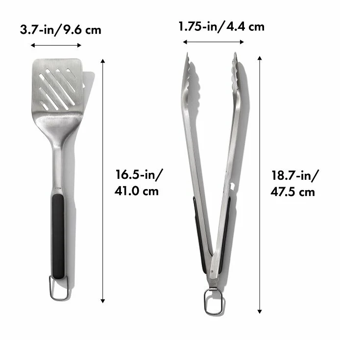 Grilling Tongs and Turner Set