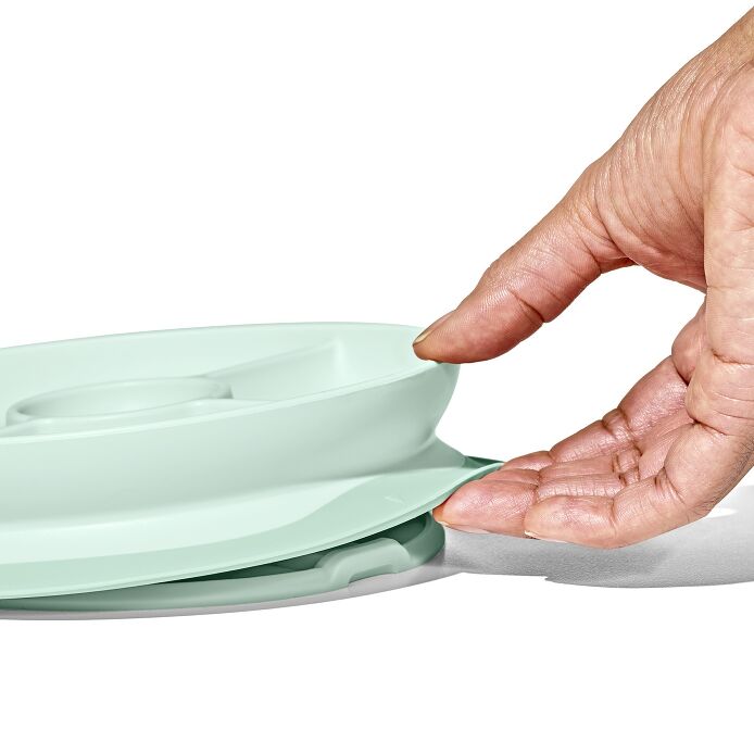 Stick & Stay Suction Divided Plate