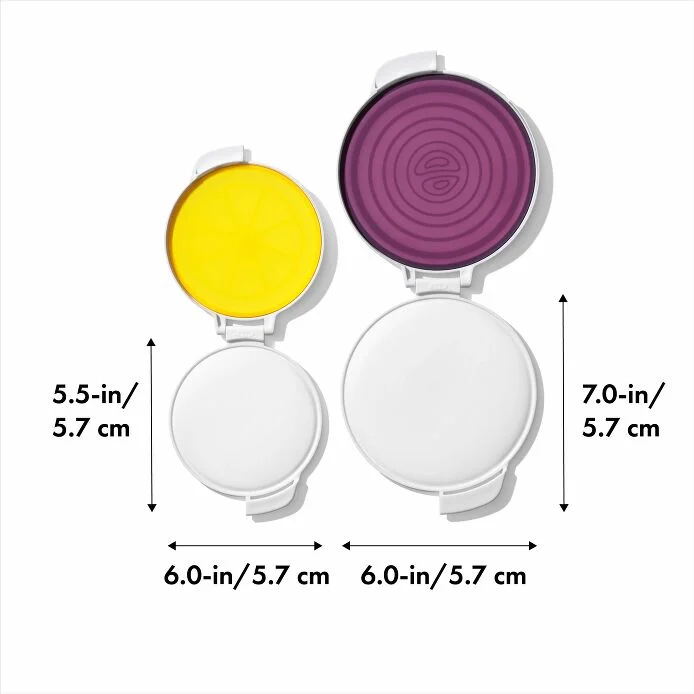 Cut & Keep Silicone Produce Saver Set