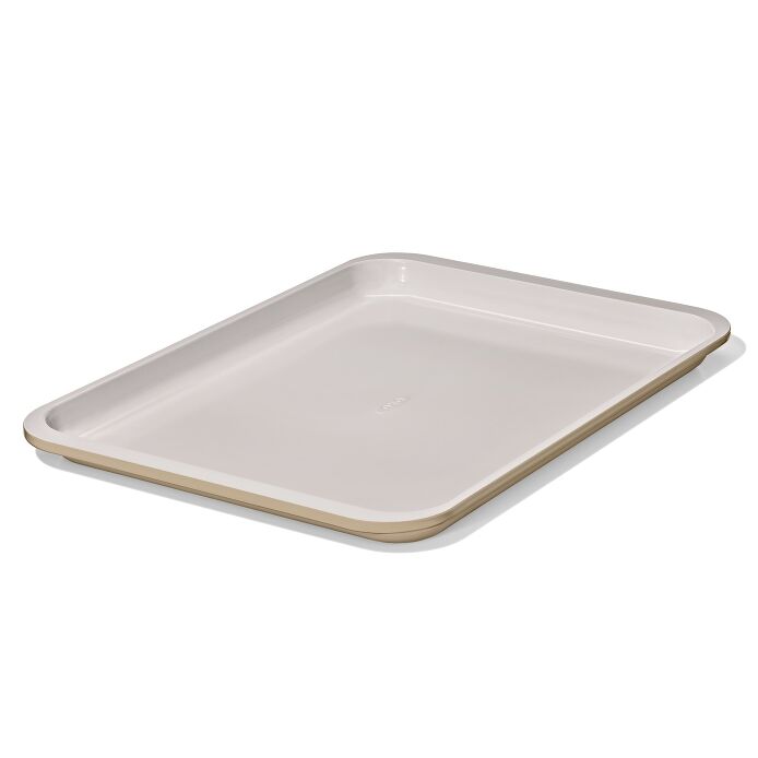 Non-Stick Pro Ceramic Coated Metal Bakeware Quarter Sheet Pan - Biscuit