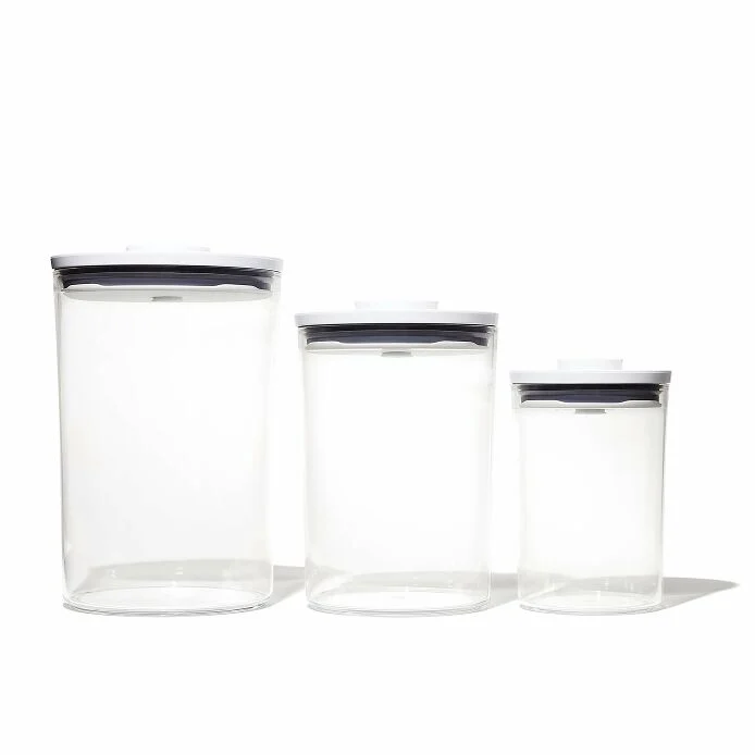 3-Piece POP Round Canister Graduated Set