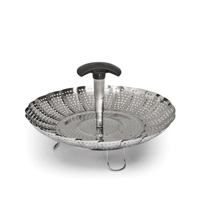 Stainless Steel Steamer with Extendable Handle