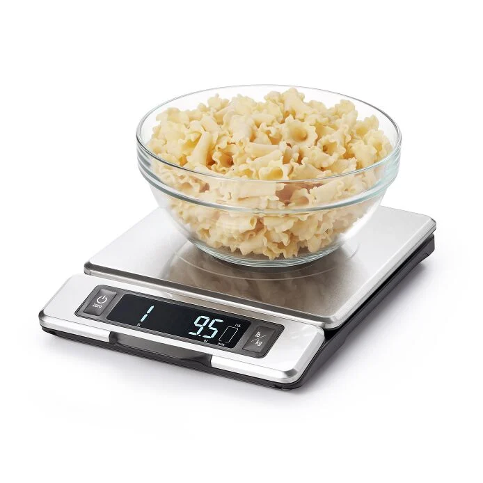 11 lb Stainless Steel Food Scale with Pull out Display