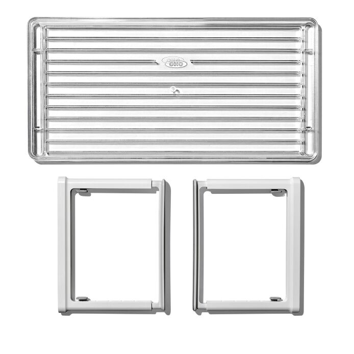 OXO Good Grips Adjustable Refrigerator Shelf Riser