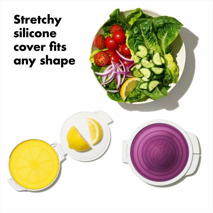 Cut & Keep Silicone Produce Saver Set