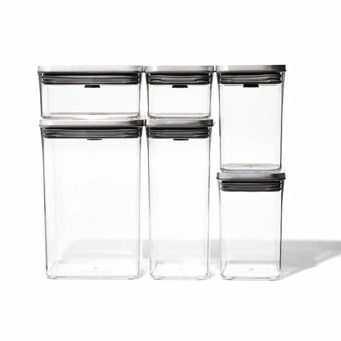 Steel 6-Piece POP Container Set