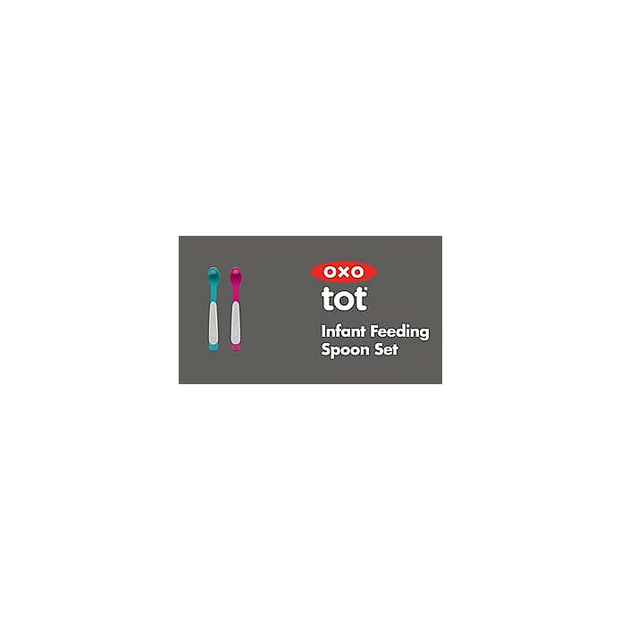 OXO Tot On-the-Go Infant Feeding Spoon 4-Pack