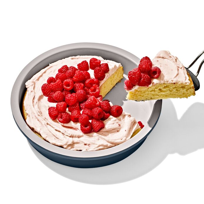 Non-Stick Pro Ceramic Coated Metal Bakeware 9” Round Cake Pan – Storm Blue