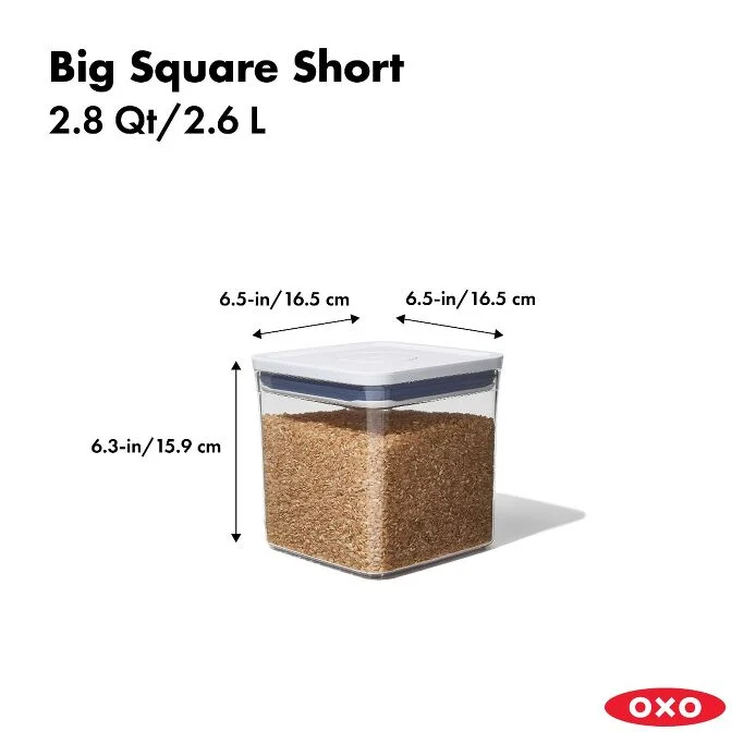 POP Container - Big Square Short (28 Qt.)