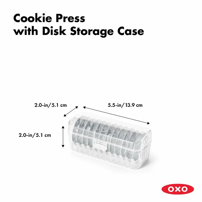 OXO Cookie Press With 12 Disks
