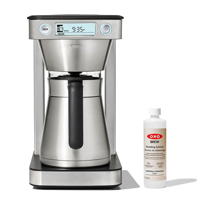 12-Cup Coffee Maker with Podless Single-Serve Function & Descaling Solution Bundle