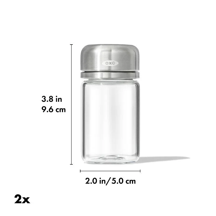 Glass Adjustable Shaker Set