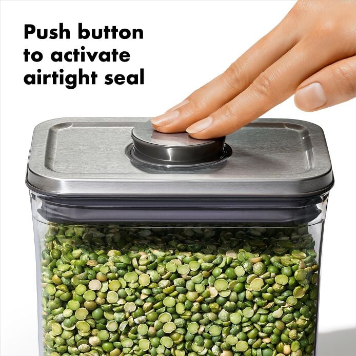 Steel POP Container - Small Square Mini (0.4 Qt)