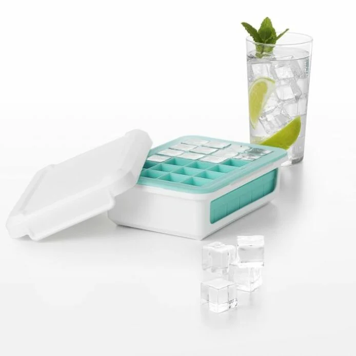 Covered Silicone Ice Cube Tray-Cocktail Cubes