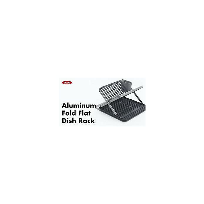 OXO Good Grips Aluminum Fold Flat Dish Rack