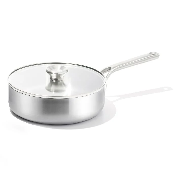 OXO Tri-Ply Stainless Mira Series 3.3 Qt SautÃ© Pan with Lid