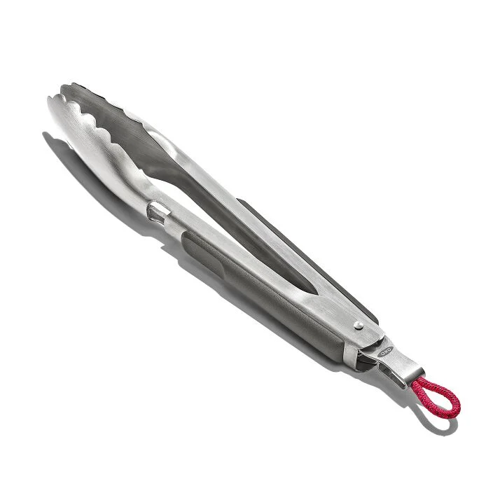 OXO Outdoor 10.5in Stainless Steel Tongs with Bottle Opener