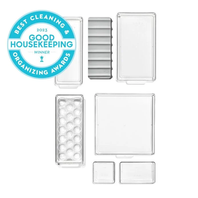 OXO Good Grips 8-Piece Refrigerator Organization Set
