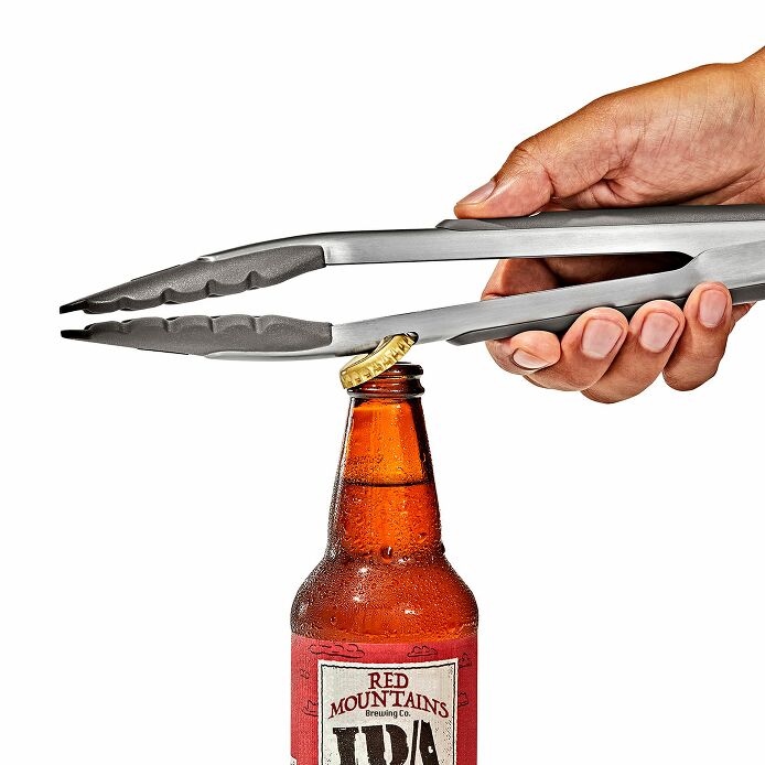 Outdoor Camp Stove Tongs with Nylon Heads