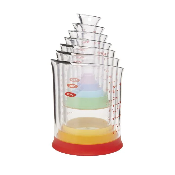 7 Piece Liquid Measuring Beaker Set