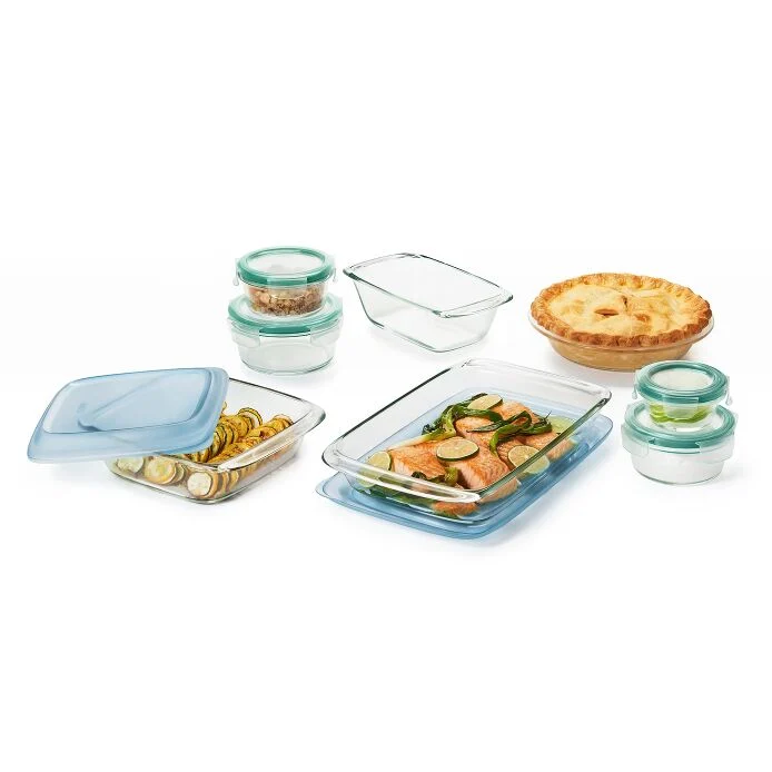 14-Piece Glass Bake. Serve & Store Set