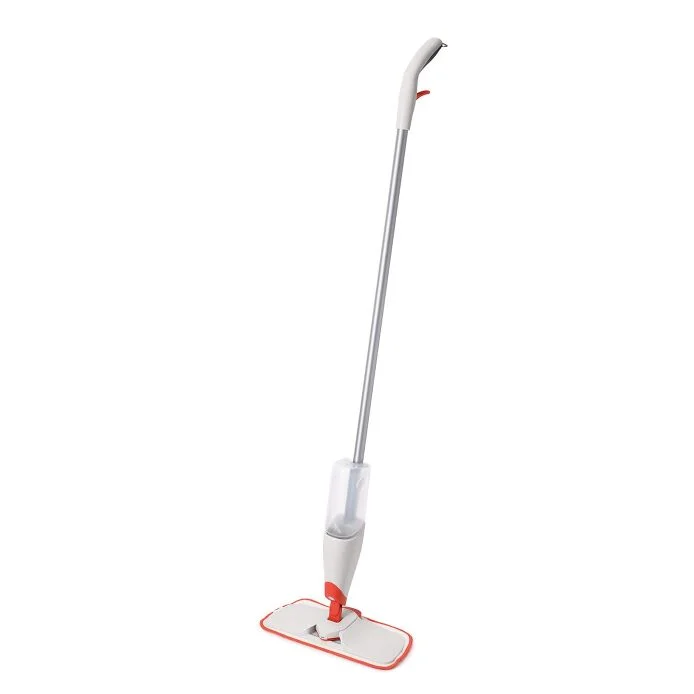 Microfiber Spray Mop with Slide-Out Scrubber