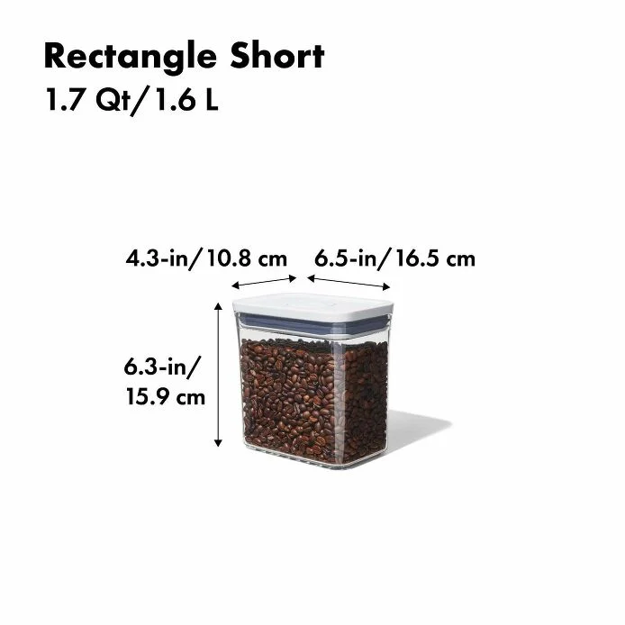 POP Container - Rectangle Short (17 Qt.)
