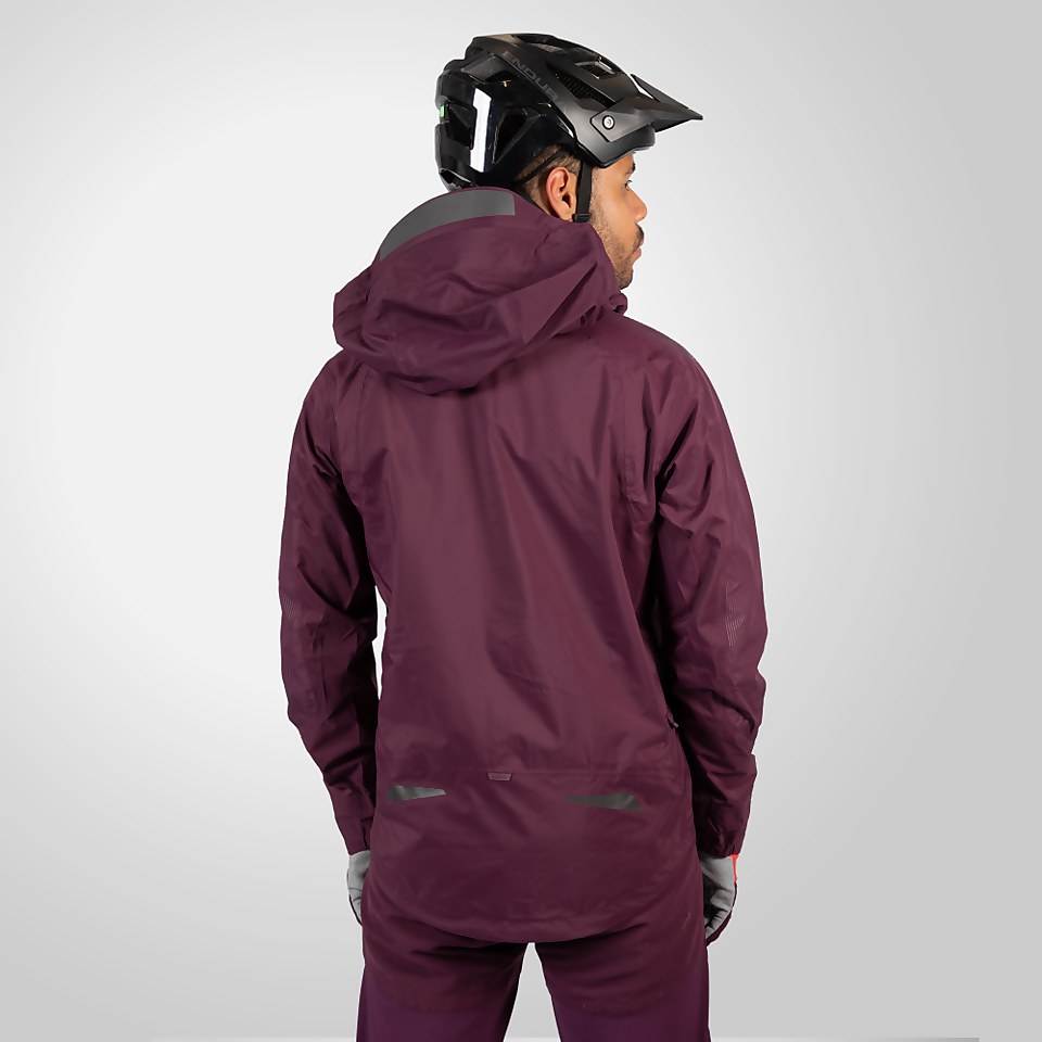 Men's MT500 Waterproof Jacket II - Aubergine - 3XL