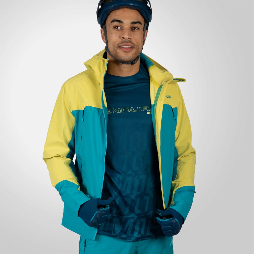 Men's MT500 Waterproof Jacket II - Atlantic - XXL