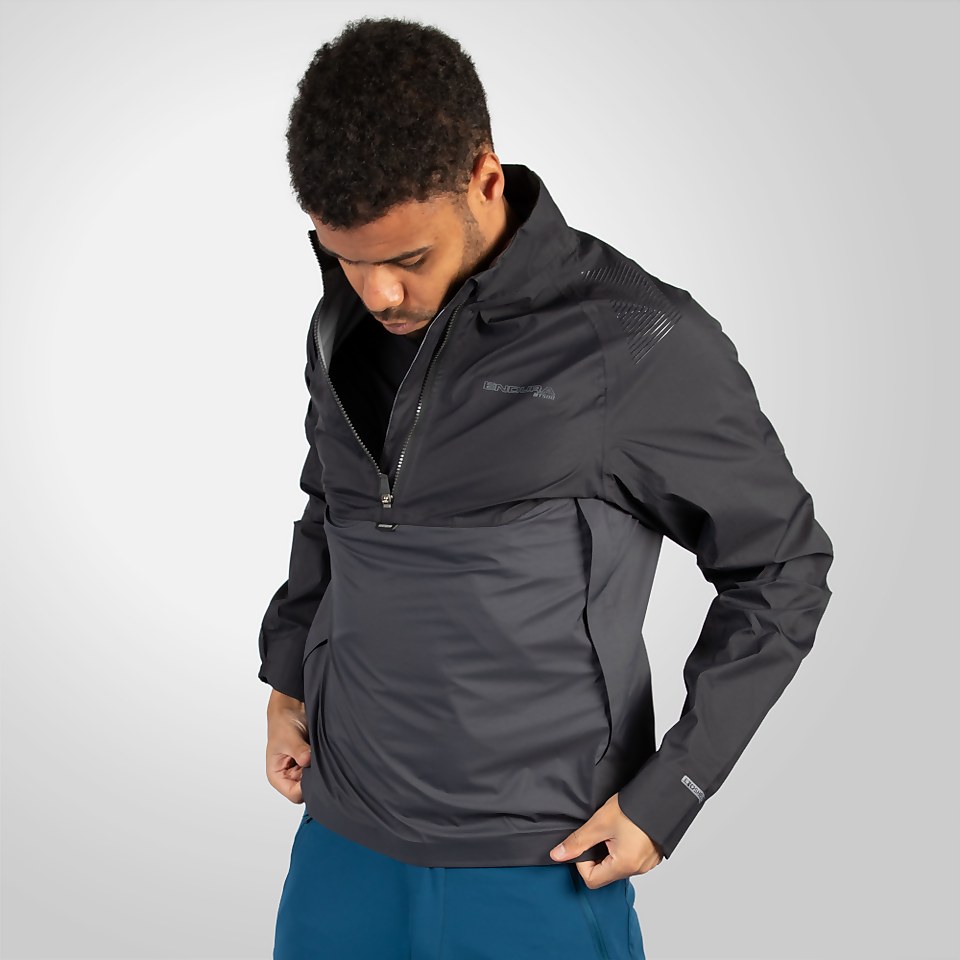 Men's MT500 Lite Pullover Waterproof Jacket - Black - M