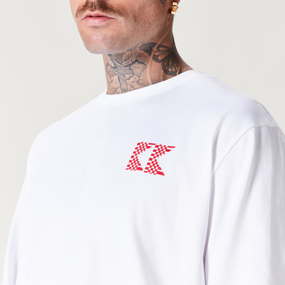 Unisex Kriss Kyle Long-Sleeve Tee - White - XL