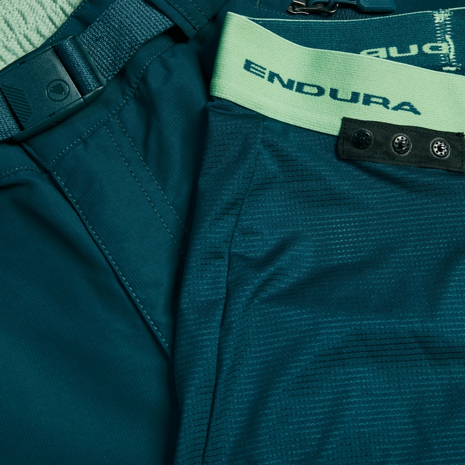 Women's Hummvee Short with Liner - Deep Teal - XL