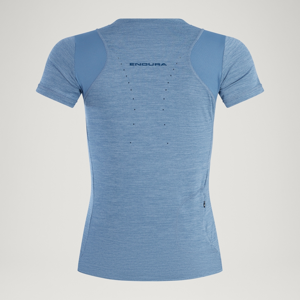 Women's SingleTrack S/S Jersey - Blue steel - XL