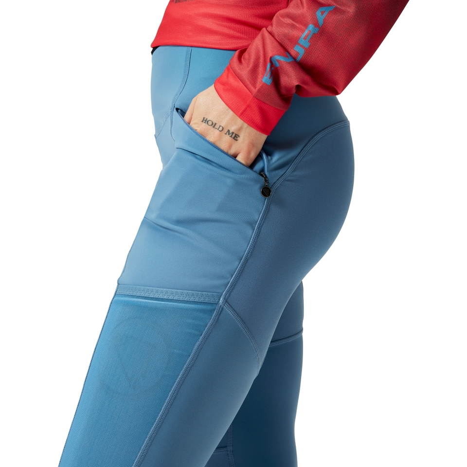 Women's SingleTrack Legging - Blue Steel - XL
