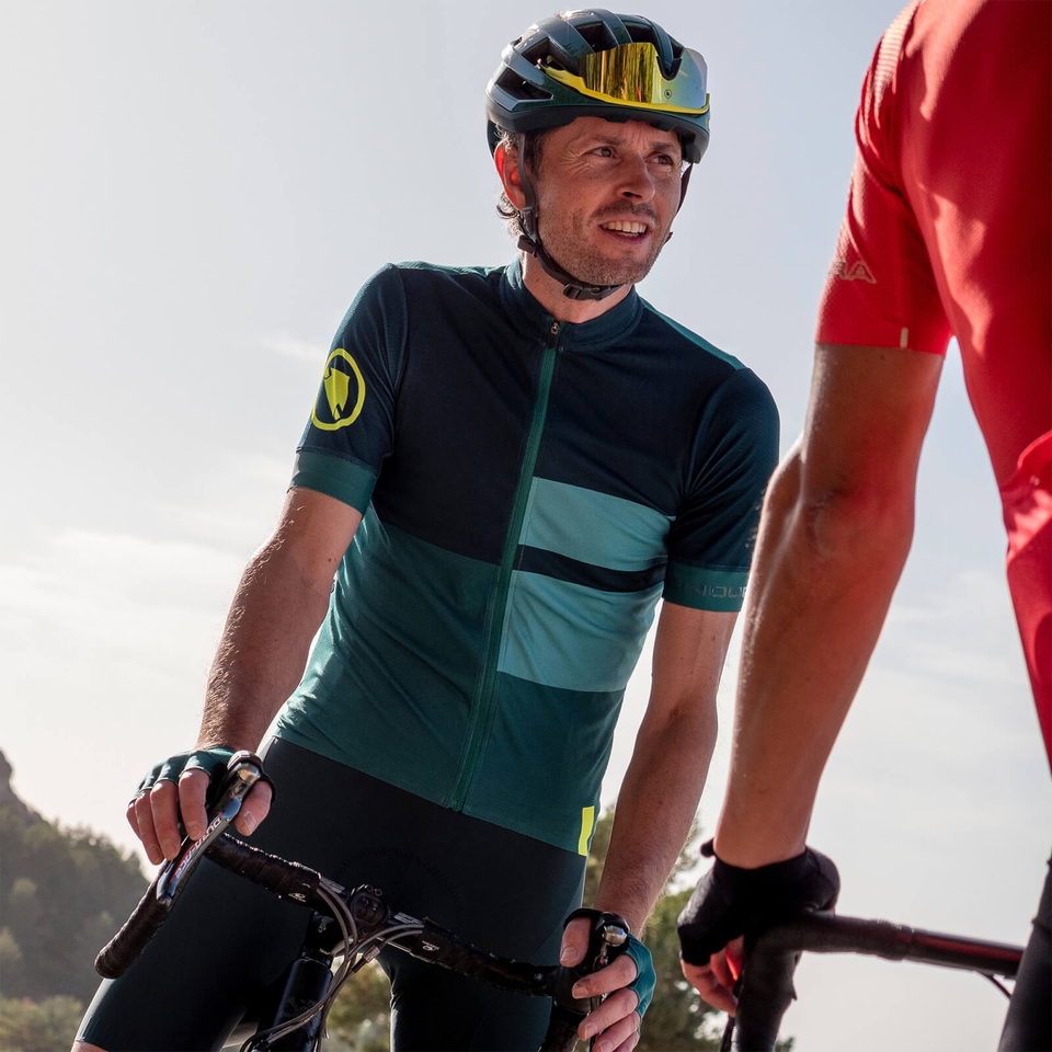 Men's FS260 Print S/S Jersey - Emerald Green - XXL