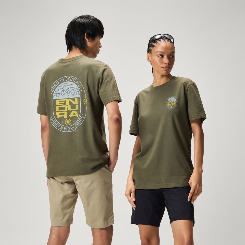 Unisex 'Ninety Three' T-Shirt - Hunter Green - S