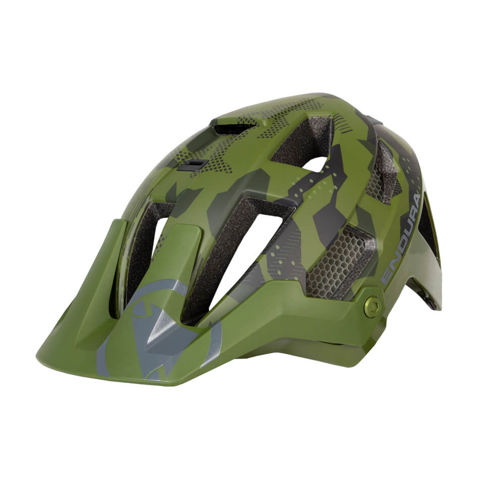 Endura SingleTrack Helmet - Green - S-M