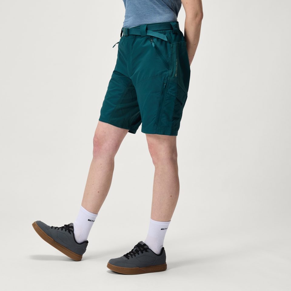 Women's Hummvee Short with Liner - Deep Teal - XL