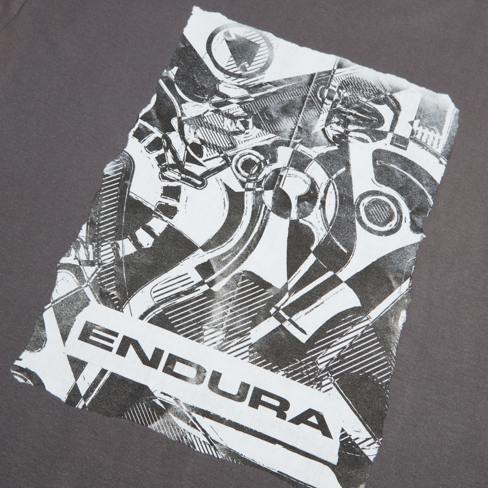 Unisex 'Gearworks' T-Shirt - Pewter - M